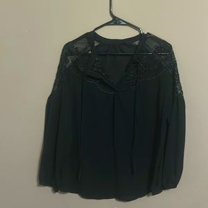 Black lacy blouse only worn once